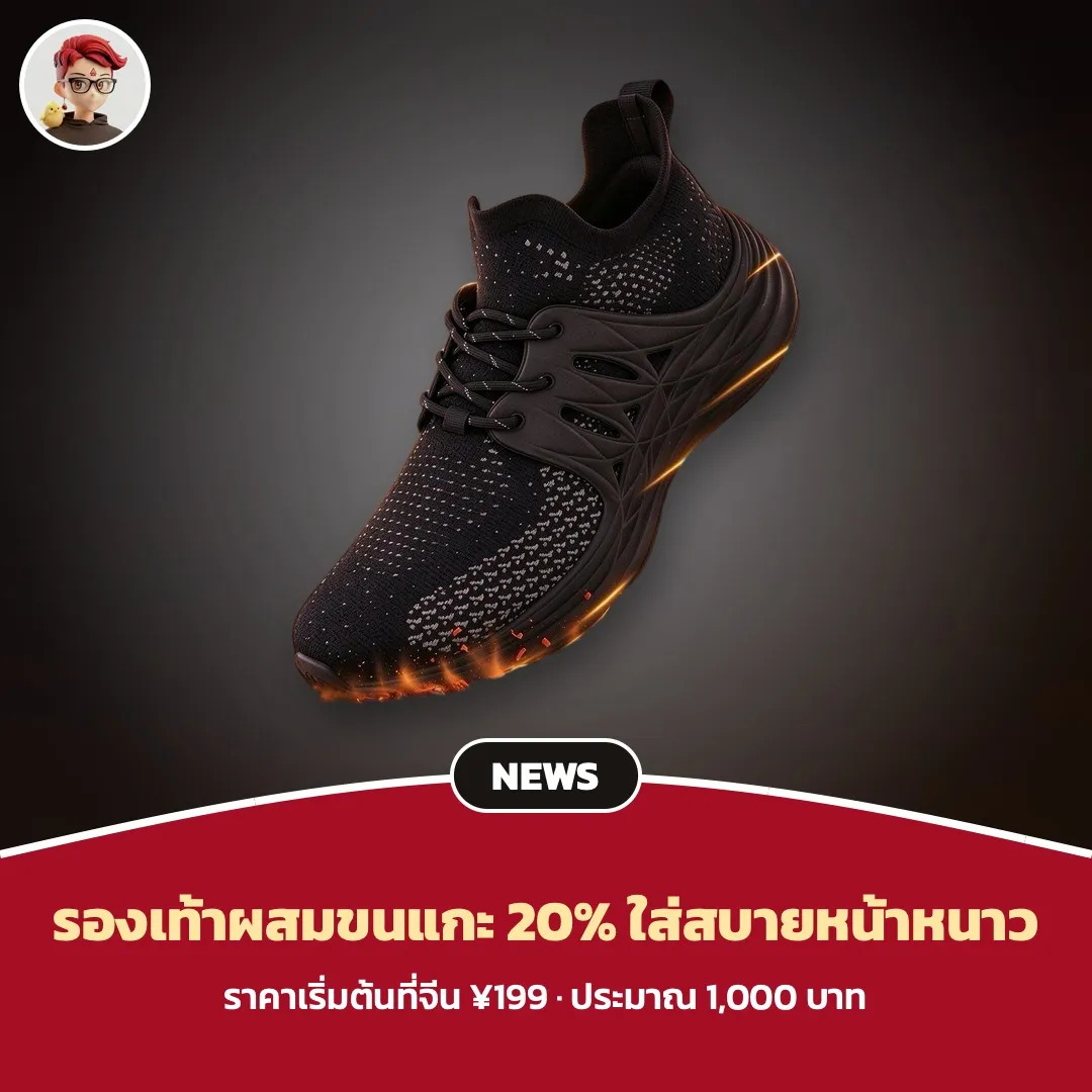 Xiaomi Youpin เปิดระดมทุนรองเท้า FREETIE Beetle ผ้าถักผสมขนแกะ 20% ราคาเริ่มต้น ¥199