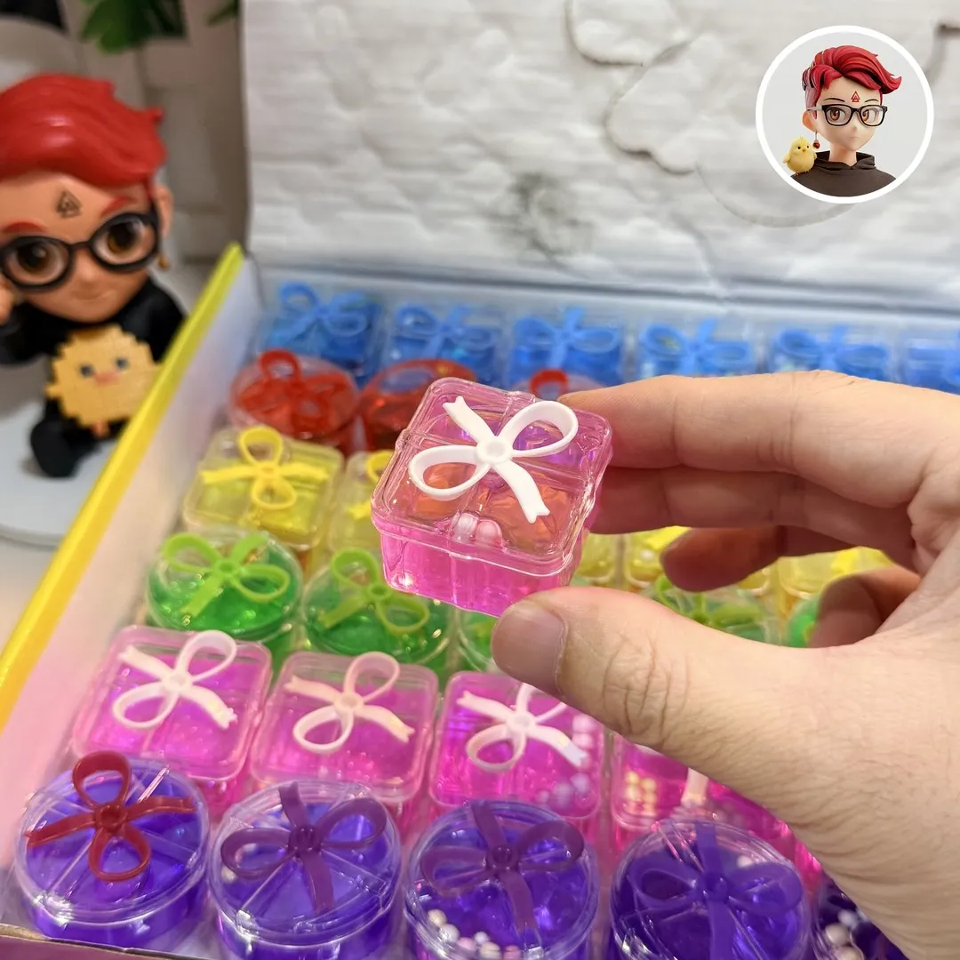 รีวิวสไลม์คริสตัลยกกล่อง 48 ชิ้น ThaiTots Haven ใสหลายสี เนื้อไม่ติดมือ