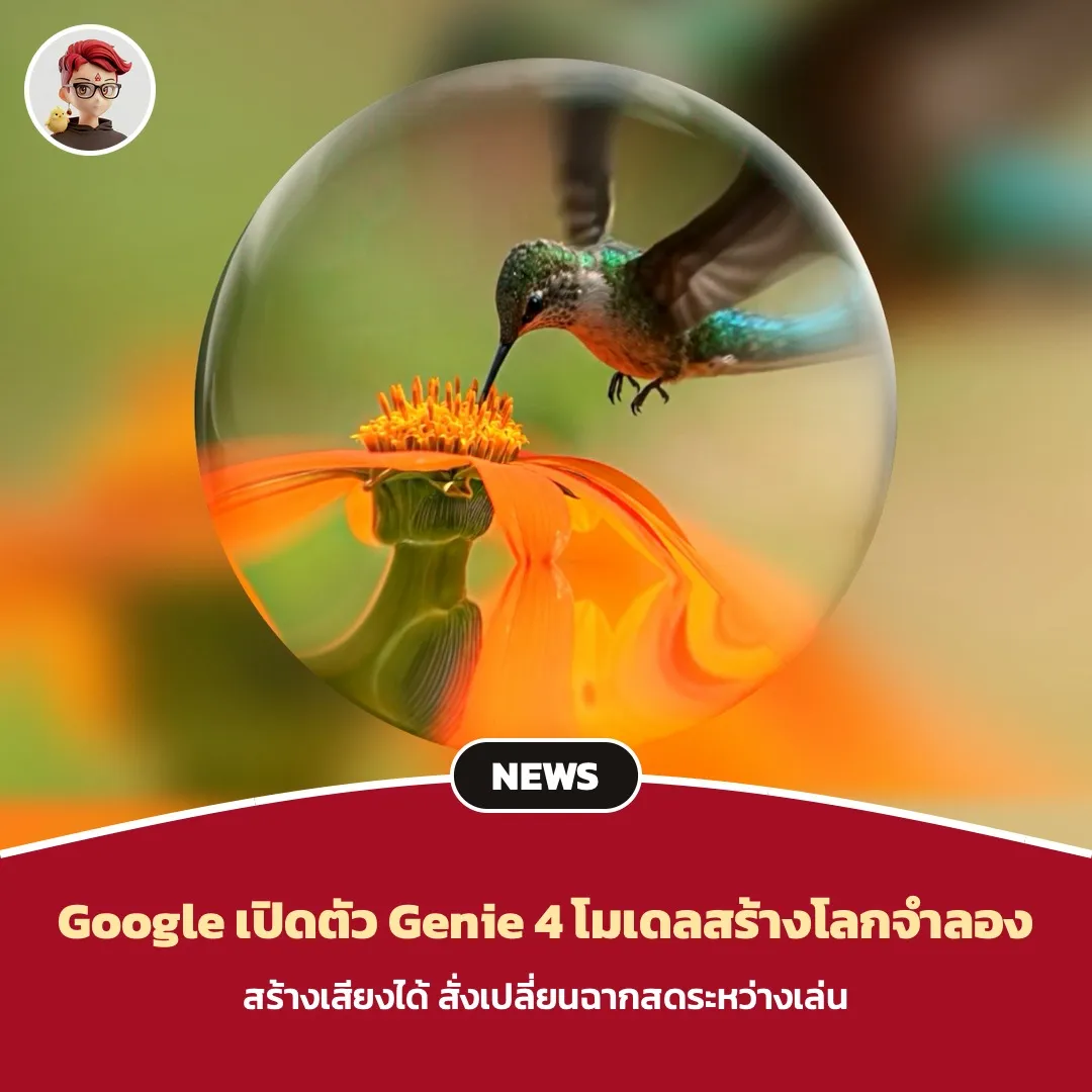Google Genie 4 โมเดลสร้างโลกจำลองที่สร้างเสียงได้ และสั่งเปลี่ยนฉากสดระหว่างเล่น